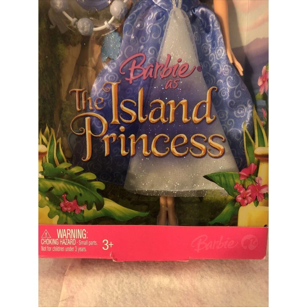 Barbie The Island Princess Doll with Blue Dress #L1148 - HTF New Mattel 2007